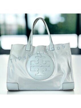 Powder Blue Tory Bruch Large Ella Tote!